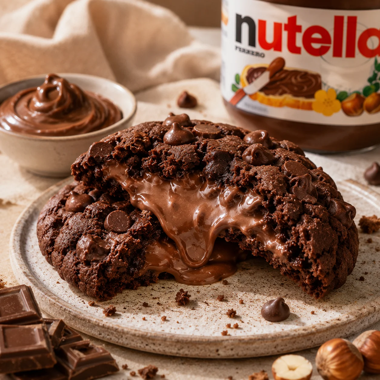 Nutella & Hazelnut NYC Cookie